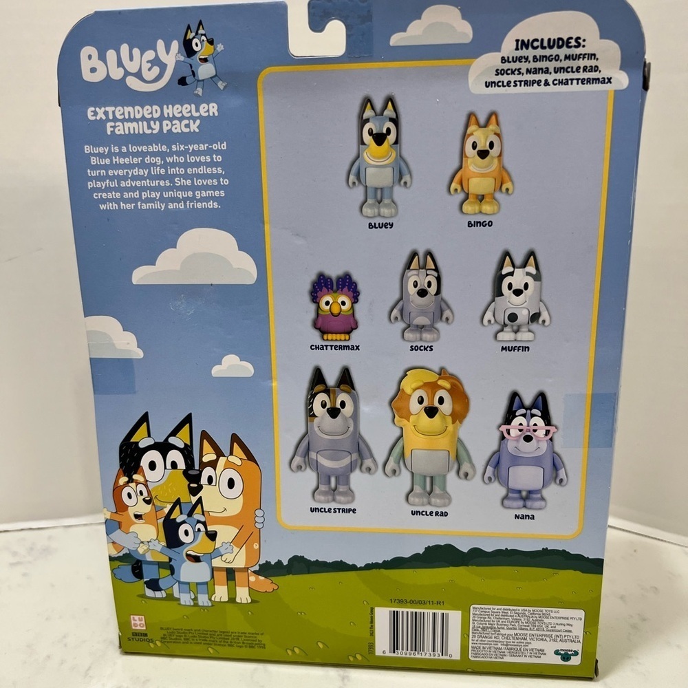 Heeler Family Action Figure Set - Multicolor - Picture 2 of 4